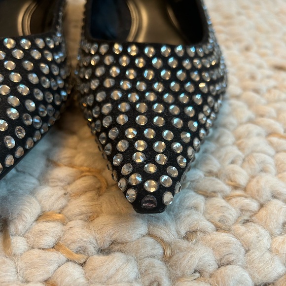 Zara Studded Pointy Toe flats - Picture 3 of 9